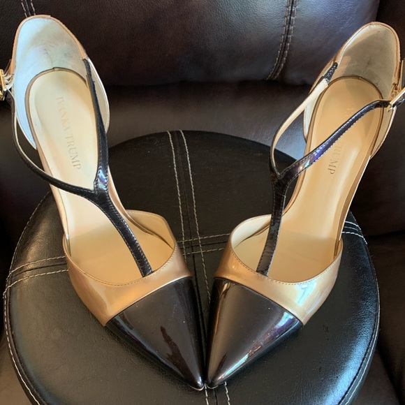 Ivanka Trump Shoes - Beautiful 2 tone Patton leather pumps